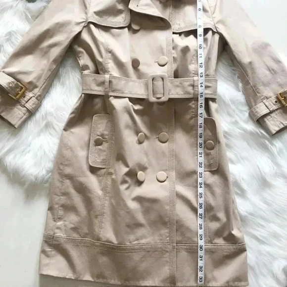 Juicy Couture Belted 3/4 Sleeve Trench Coat - Picture 6 of 7